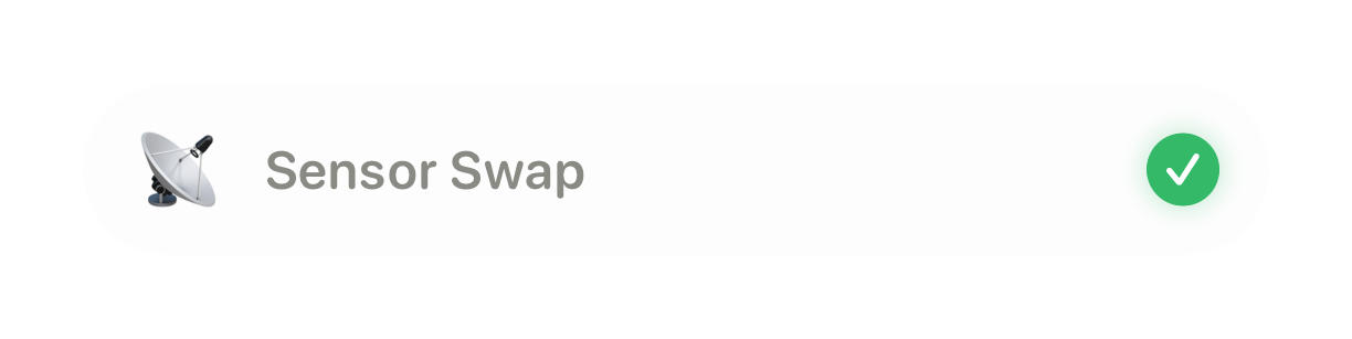 A completed Sensor Swap daily goal in Glynce