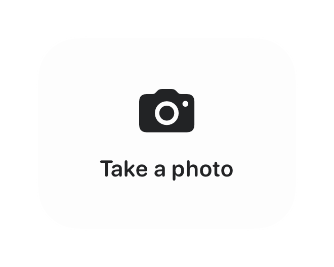Take a photo option